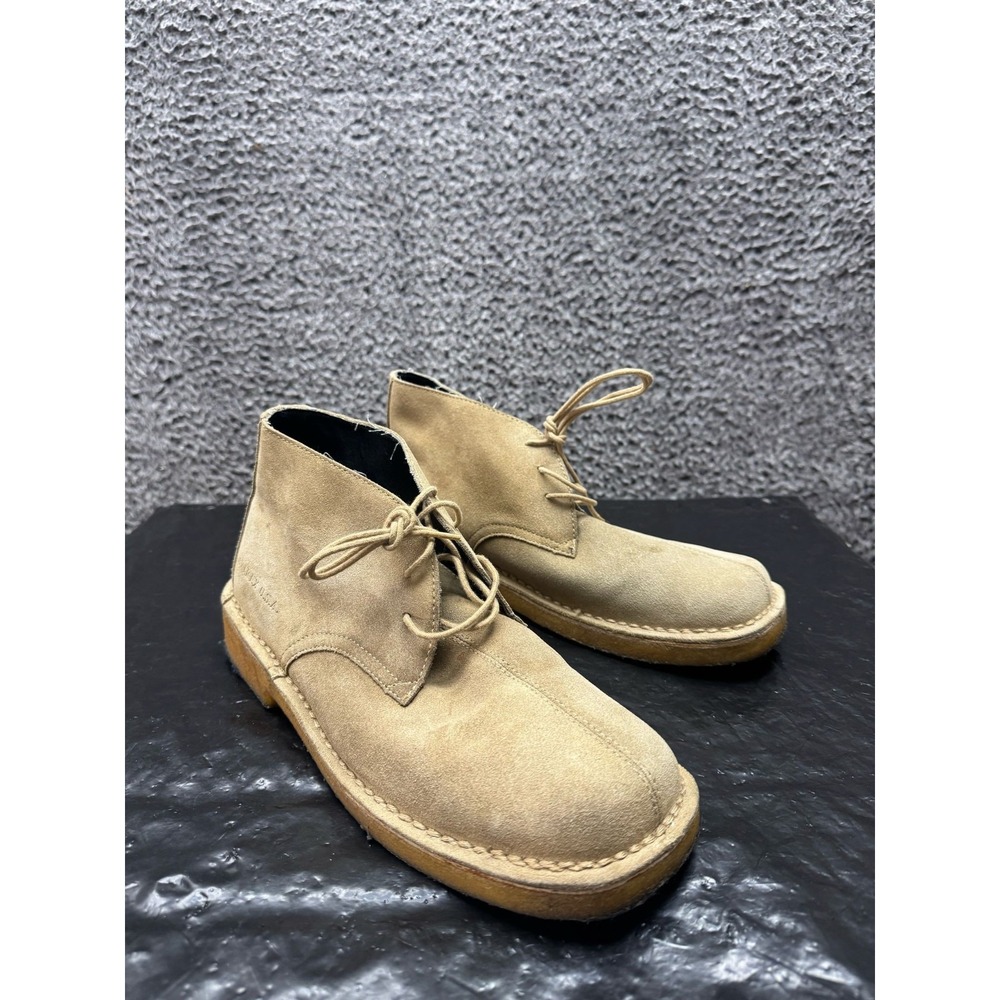 Rare Avirex USA Lace Up Suede Leather Chukka Boots Beige‎ Mens Size M10 USA